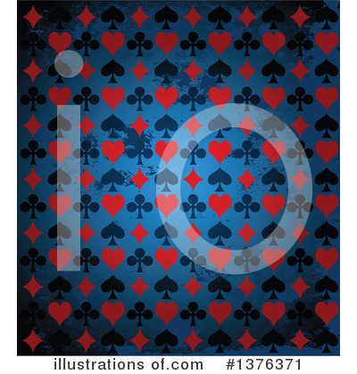 Royalty-Free (RF) Playing Card Suit Clipart Illustration by Pushkin - Stock Sample #1376371