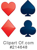 Playing Card Suit Clipart #214648 by Cory Thoman