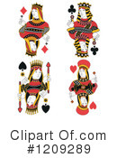 Playing Cards Clipart #1209289 by Frisko