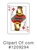 Playing Cards Clipart #1209294 by Frisko