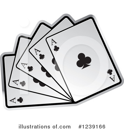 Royalty-Free (RF) Playing Cards Clipart Illustration by Lal Perera - Stock Sample #1239166