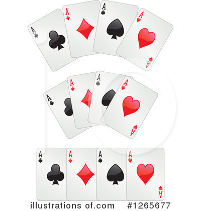 Royalty-Free (RF) Playing Cards Clipart Illustration by Frisko - Stock Sample #1265677