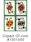 Playing Cards Clipart #1301000 by Frisko