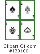 Playing Cards Clipart #1301001 by Frisko
