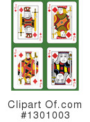 Playing Cards Clipart #1301003 by Frisko