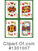 Playing Cards Clipart #1301007 by Frisko