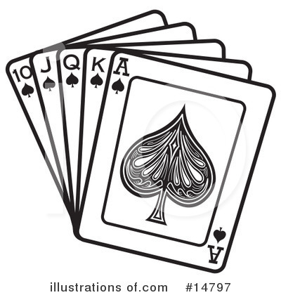 Royalty-Free (RF) Playing Cards Clipart Illustration by Andy Nortnik - Stock Sample #14797