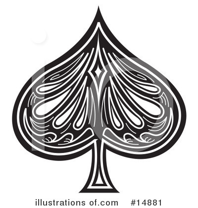 Royalty-Free (RF) Playing Cards Clipart Illustration by Andy Nortnik - Stock Sample #14881