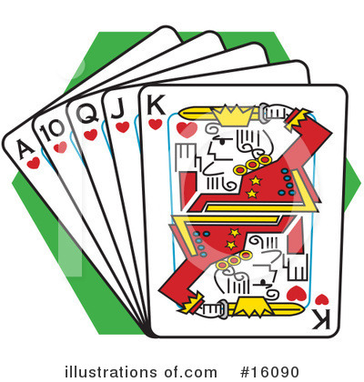 Royalty-Free (RF) Playing Cards Clipart Illustration by Andy Nortnik - Stock Sample #16090