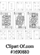 Playing Cards Clipart #1690880 by AtStockIllustration