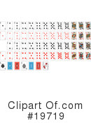 Playing Cards Clipart #19719 by AtStockIllustration