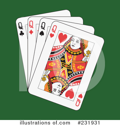 Royalty-Free (RF) Playing Cards Clipart Illustration by Frisko - Stock Sample #231931