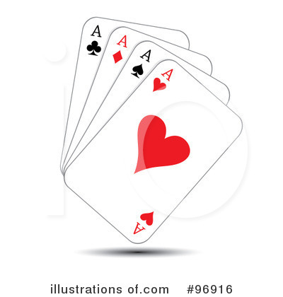Royalty-Free (RF) Playing Cards Clipart Illustration by MilsiArt - Stock Sample #96916