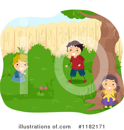 Royalty-Free (RF) Playing Clipart Illustration by BNP Design Studio - Stock Sample #1182171