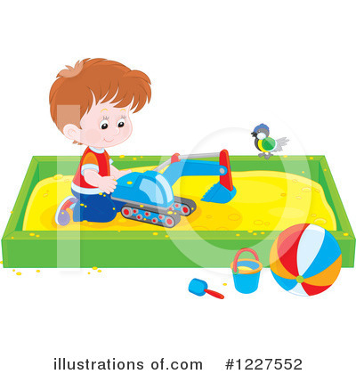 Royalty-Free (RF) Playing Clipart Illustration by Alex Bannykh - Stock Sample #1227552