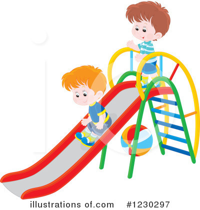 Royalty-Free (RF) Playing Clipart Illustration by Alex Bannykh - Stock Sample #1230297