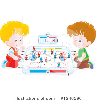 Royalty-Free (RF) Playing Clipart Illustration by Alex Bannykh - Stock Sample #1240596