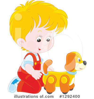 Royalty-Free (RF) Playing Clipart Illustration by Alex Bannykh - Stock Sample #1292400
