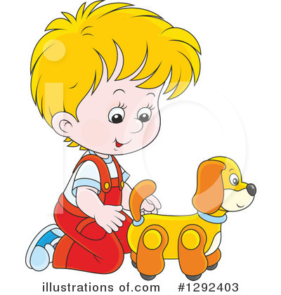 Royalty-Free (RF) Playing Clipart Illustration by Alex Bannykh - Stock Sample #1292403