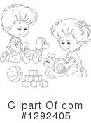 Playing Clipart #1292405 by Alex Bannykh