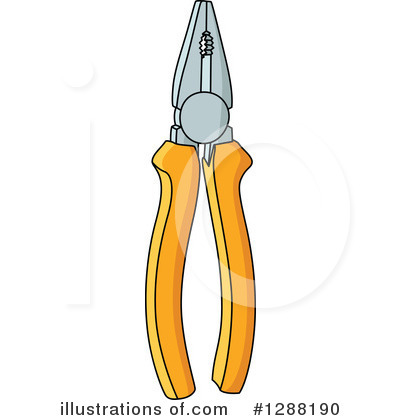 Royalty-Free (RF) Pliers Clipart Illustration by Vector Tradition SM - Stock Sample #1288190