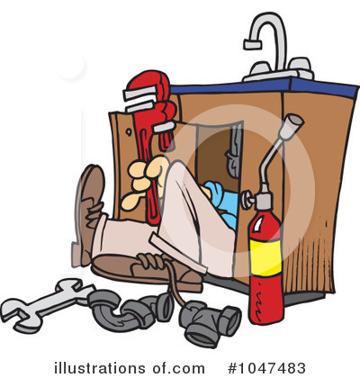 Plumbing Clipart #1047483 by toonaday