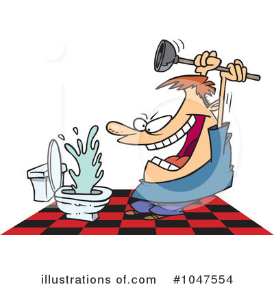 Royalty-Free (RF) Plumber Clipart Illustration by toonaday - Stock Sample #1047554