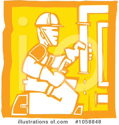 Royalty-Free (RF) Plumber Clipart Illustration by xunantunich - Stock Sample #1058848