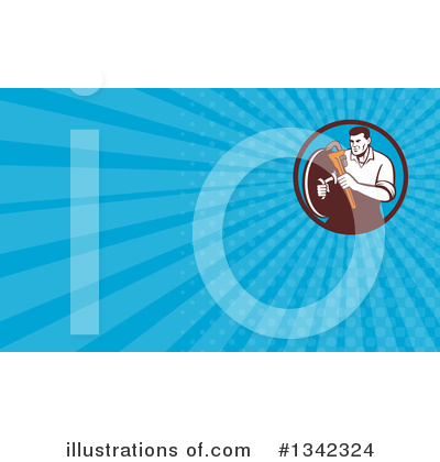 Royalty-Free (RF) Plumber Clipart Illustration by patrimonio - Stock Sample #1342324