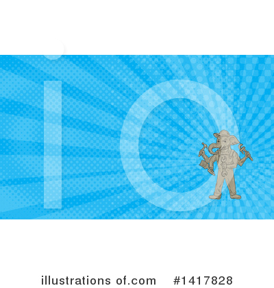 Royalty-Free (RF) Plumber Clipart Illustration by patrimonio - Stock Sample #1417828