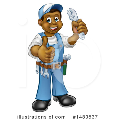 Handyman Clipart #1480537 by AtStockIllustration