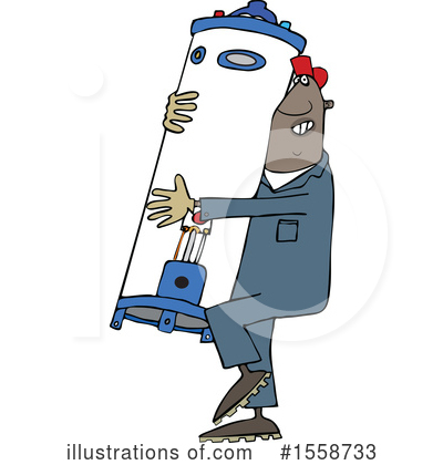 Royalty-Free (RF) Plumber Clipart Illustration by djart - Stock Sample #1558733