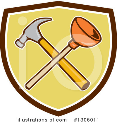 Royalty-Free (RF) Plumbing Clipart Illustration by patrimonio - Stock Sample #1306011