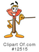 Plunger Character Clipart #12515 by Mascot Junction