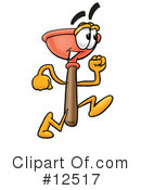 Plunger Character Clipart #12517 by Mascot Junction