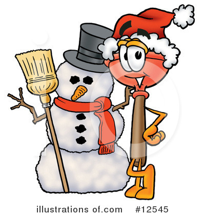 Royalty-Free (RF) Plunger Character Clipart Illustration by Mascot Junction - Stock Sample #12545