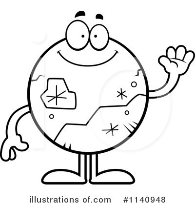 Royalty-Free (RF) Pluto Clipart Illustration by Cory Thoman - Stock Sample #1140948