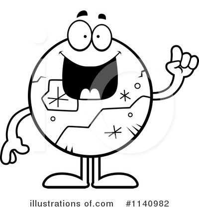 Royalty-Free (RF) Pluto Clipart Illustration by Cory Thoman - Stock Sample #1140982