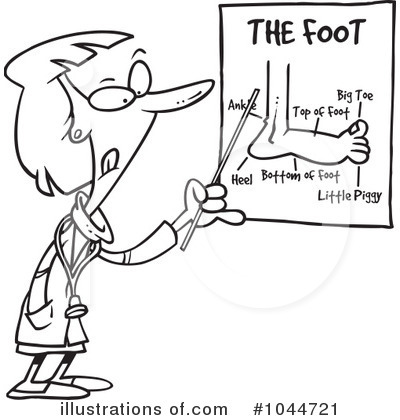 Podiatry Clipart #1044721 by toonaday