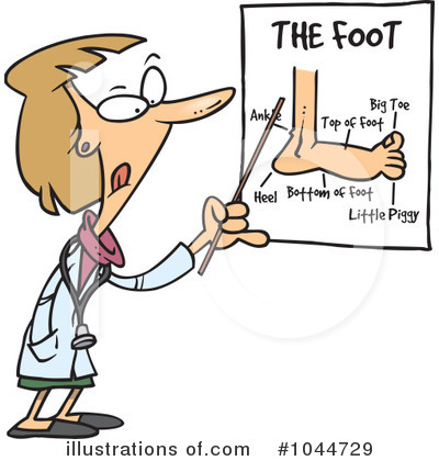 Podiatry Clipart #1044729 by toonaday