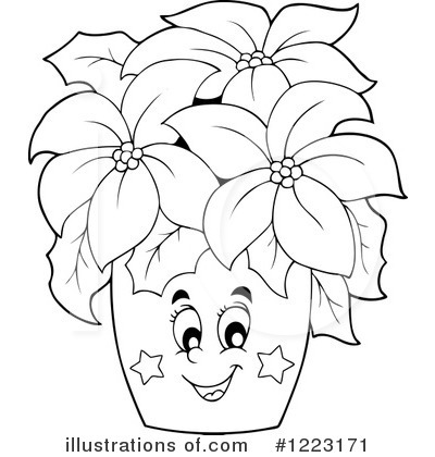 Poinsettia Clipart #1223171 by visekart