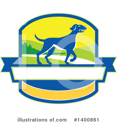 Royalty-Free (RF) Pointer Dog Clipart Illustration by patrimonio - Stock Sample #1400861