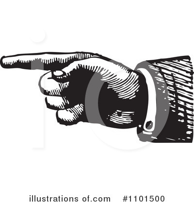 Royalty-Free (RF) Pointing Clipart Illustration by BestVector - Stock Sample #1101500