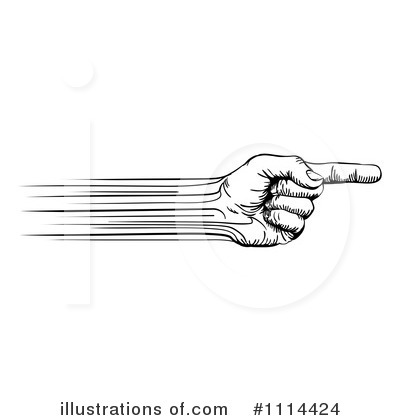 Royalty-Free (RF) Pointing Clipart Illustration by AtStockIllustration - Stock Sample #1114424