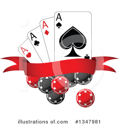Playing Cards Clipart #1347981 by Vector Tradition SM