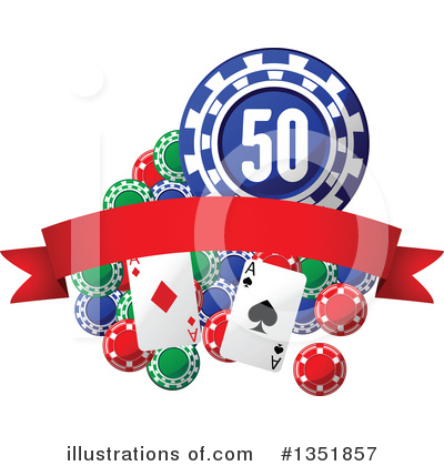 Gambling Clipart #1351857 by Vector Tradition SM