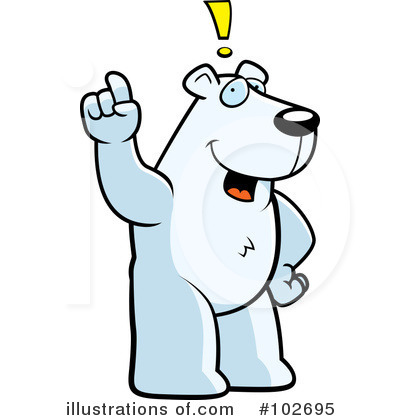 Royalty-Free (RF) Polar Bear Clipart Illustration by Cory Thoman - Stock Sample #102695