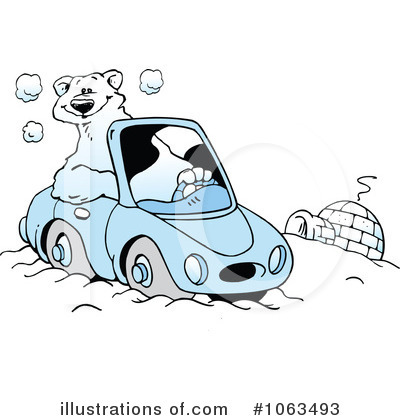 Royalty-Free (RF) Polar Bear Clipart Illustration by Johnny Sajem - Stock Sample #1063493