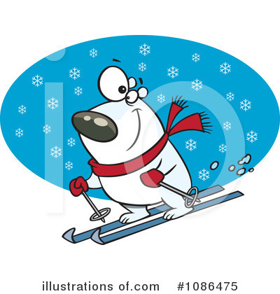 Royalty-Free (RF) Polar Bear Clipart Illustration by toonaday - Stock Sample #1086475