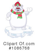 Polar Bear Clipart #1086768 by yayayoyo